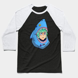 Sharks Girl Baseball T-Shirt